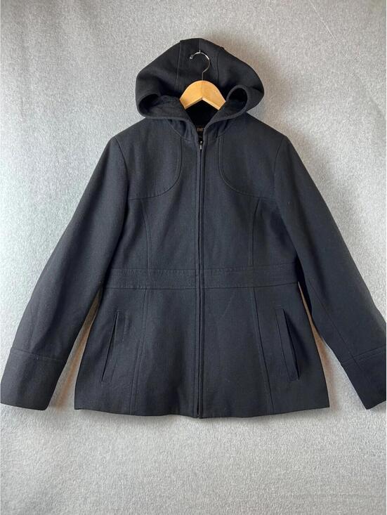 The Limited Jackets & Blazers - Fs Limited Jacket Wool Lightweight Zip Up Hooded Womens L